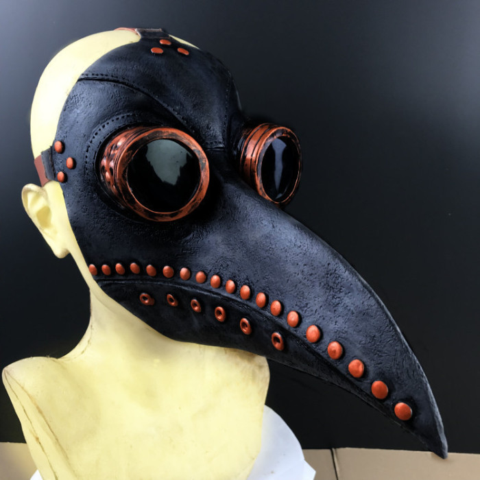 The plague doctor cosplay mask