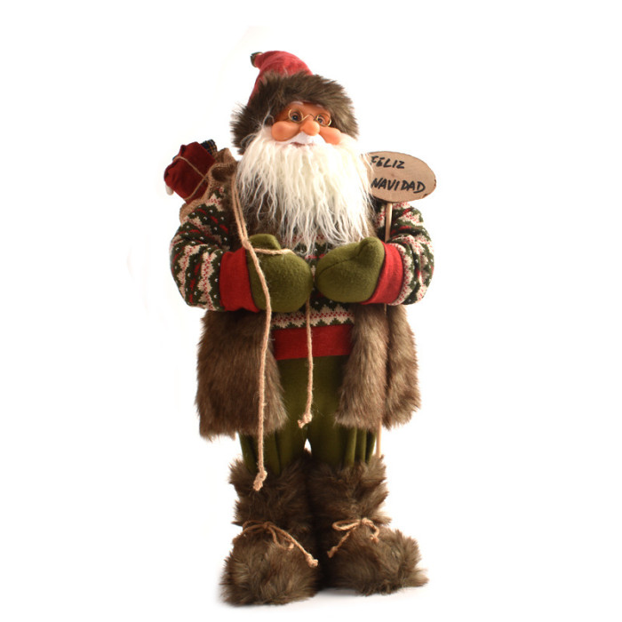40cm Plush Nordic Christmas Decorations Santa Claus Gift
