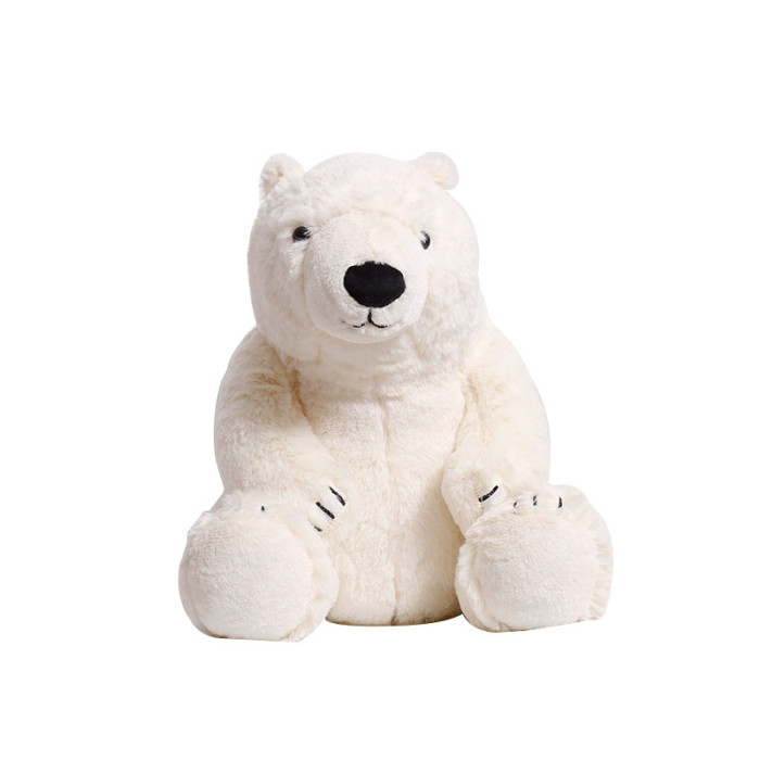 Realistic polar bear stuffed animal wholes