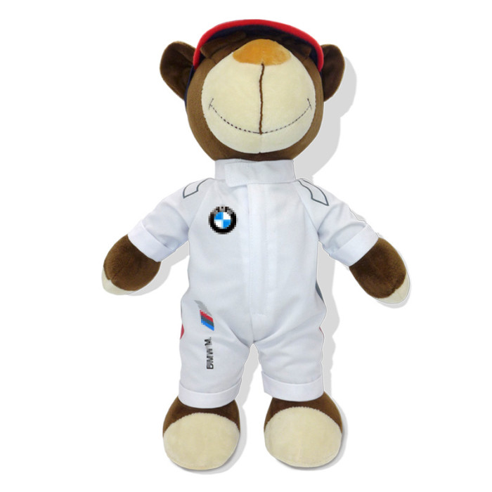 Factory direct sale cute bear car model bear doll toy plush toy custom for 4S shop