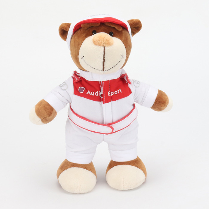 Factory direct sale cute bear car model bear doll toy plush toy custom for 4S shop