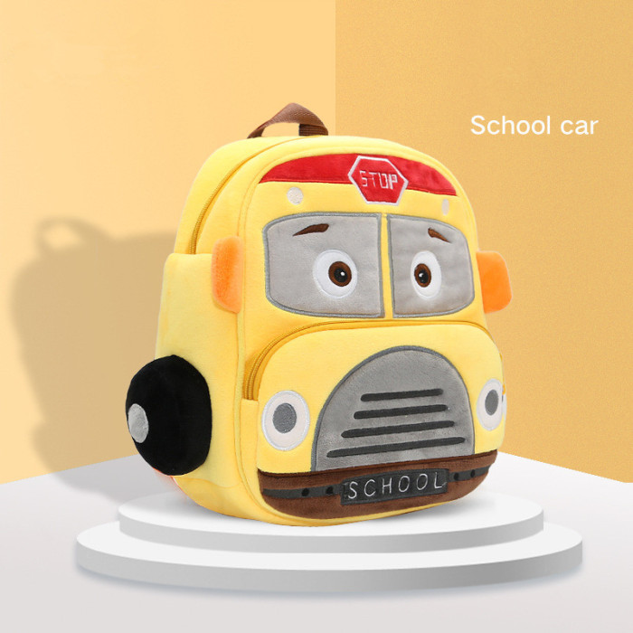 Vehicle Car Small School Bag Preschool Kindergarden Backpack for Boys Girls