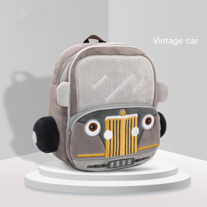 Vehicle Car Small School Bag Preschool Kindergarden Backpack for Boys Girls