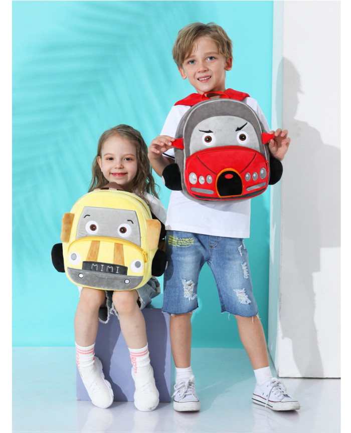 Vehicle Car Small School Bag Preschool Kindergarden Backpack for Boys Girls