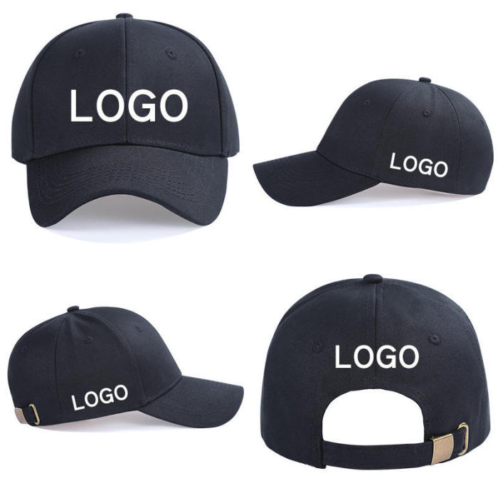 OEM Customized 3D Embroidery Logo Adult Golf Mens Cap 6 Panel Unisex Sport Casual Cap Custom Baseball Cap
