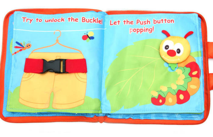 Multi-Function Montessori Toy Soft Baby Bedtime Busy Book Quiet Sensory Book Early Childhood Educational Books