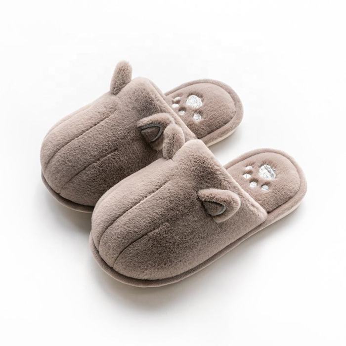 16-45 America Size Indoor Cotton Family Fur House Animal Slippers