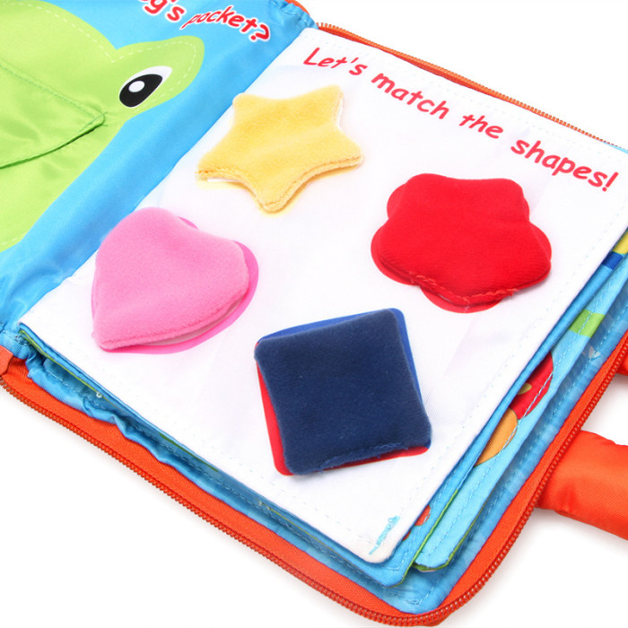 Multi-Function Montessori Toy Soft Baby Bedtime Busy Book Quiet Sensory Book Early Childhood Educational Books