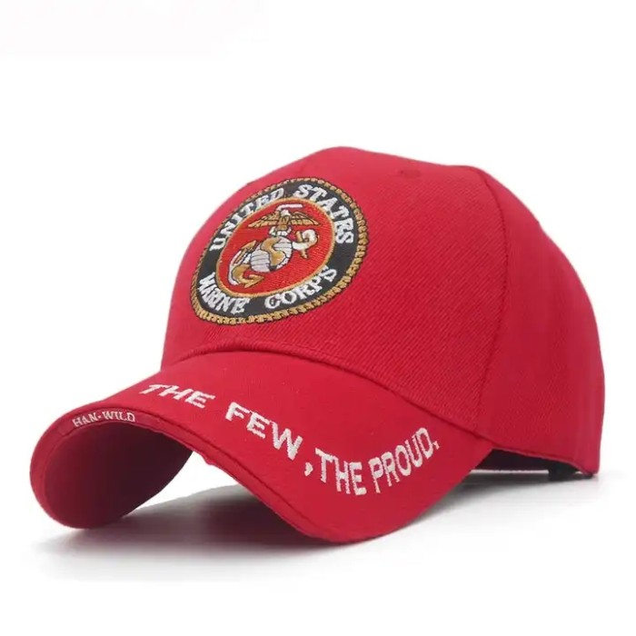 United States Marine Corps Tactical Brand Cap For Men Women Gorras Snapback Hat Baseball Caps Sports Outdoors Cap