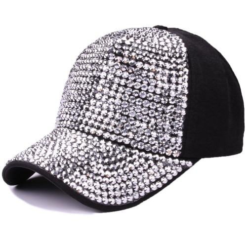 Rhinestone Hats Luxury Baseball Cap Bling Diamond Cap Swag Girl Snap Back Spring Summer Sun Sports Caps