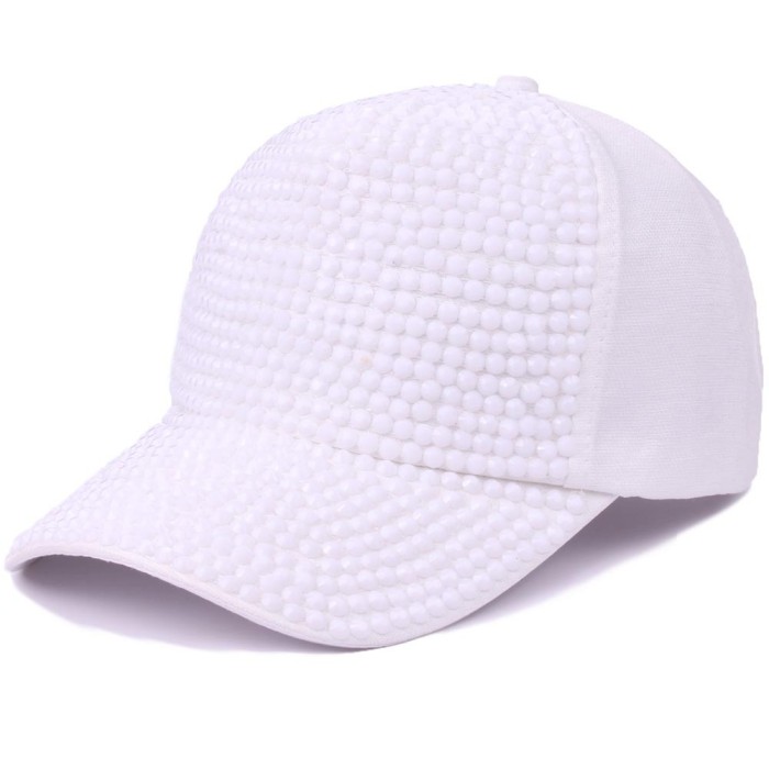Rhinestone Hats Luxury Baseball Cap Bling Diamond Cap Swag Girl Snap Back Spring Summer Sun Sports Caps