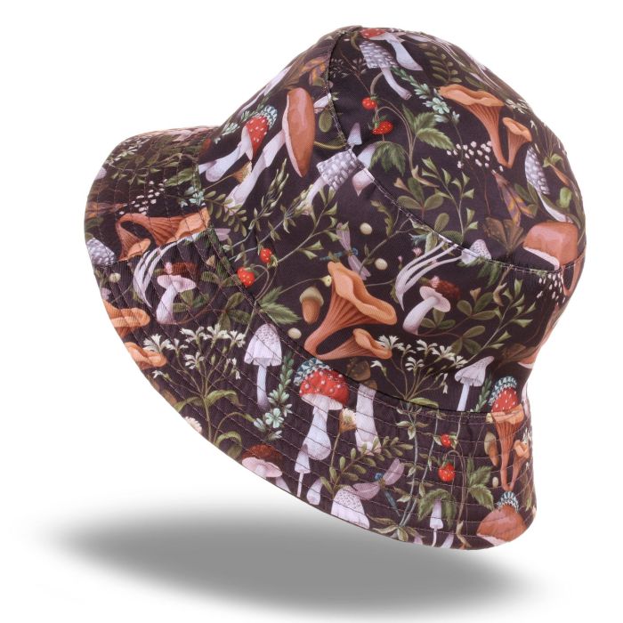 Wholesale Plant Designer Reversible Custom Allover Printed Bucket Hat