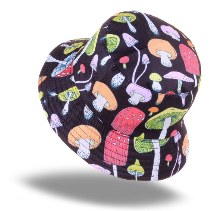Wholesale Plant Designer Reversible Custom Allover Printed Bucket Hat