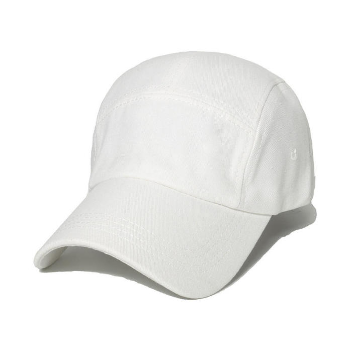 Wholesale Embroidery Logo Cotton Unstructured Caps and Hats Cotton Twill Designer Baseball Sport Blank 5 Panel Custom Cap