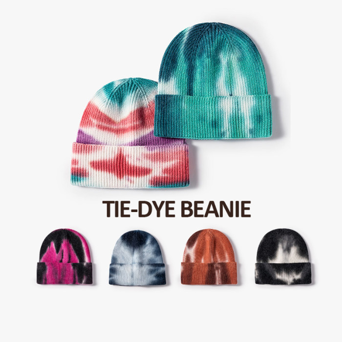 Fashion Custom Embroidery Logo Cotton Blank Knitted All Over Print Beanie Hat Mens Women Warm Winter Unisex Pom Pom Knit Beanies