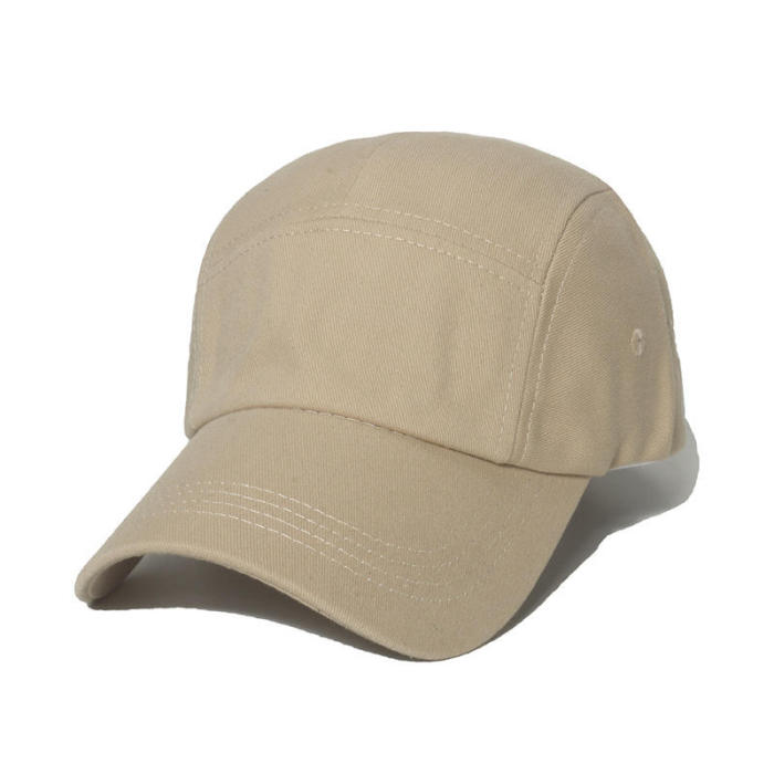 Wholesale Embroidery Logo Cotton Unstructured Caps and Hats Cotton Twill Designer Baseball Sport Blank 5 Panel Custom Cap