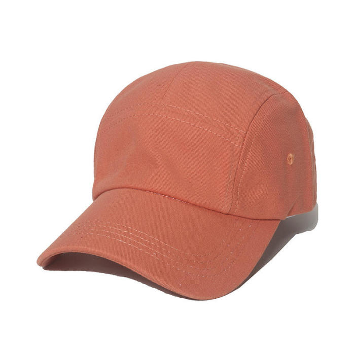 Wholesale Embroidery Logo Cotton Unstructured Caps and Hats Cotton Twill Designer Baseball Sport Blank 5 Panel Custom Cap
