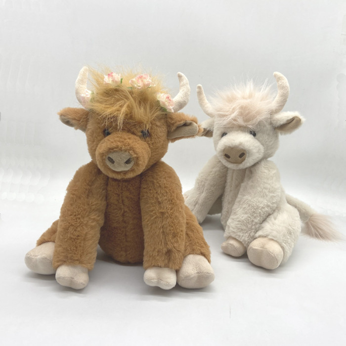 Highland Cow Stuffed Animals Heshun Holiday Promotion Gifts
