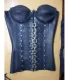 Cheap Steel Boned  Sexy Purple Latex Corset