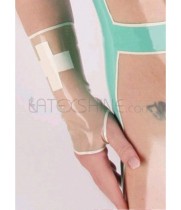 Transparent Fingerless Nurse Sexy Latex Gloves