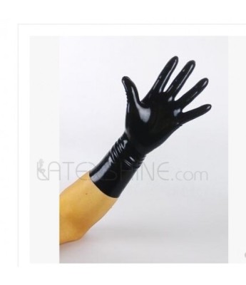 Cheap Solid Color Natural Latex Gloves