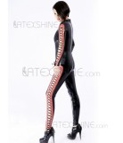 Glitter Multi Color Unisex Shaping Latex Catsuits