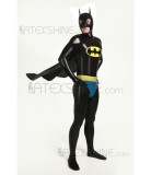 Black Batman Rubber Latex Catsuit