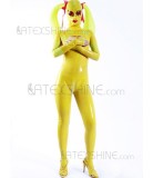 Modern Yellow Unisex Latex Pneumatic Suit