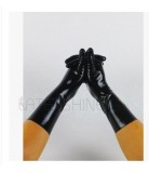Cheap Solid Color Natural Latex Gloves