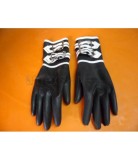 Cheap Sexy Black Latex Gloves With Buckles