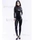 Multi Color Shaping Unisex Bodysuit Latex Catsuits