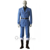Hetalia Axis Powers 2P Italy Feliciano Vargas Blue Brown Cosplay Costume