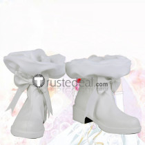 Shugo Chara King's Chair Tadase Hotori Platinum Royale White Cosplay Shoes