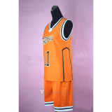 Kurokos Basketball Shutoku Midorima Shintarou Orange Sportswear Cosplay Costume