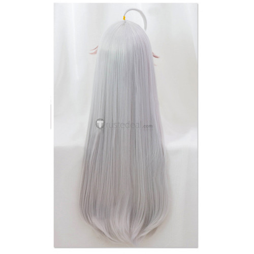 Grimoire of Zero Witch Zero Silver Gray Cosplay Wig 80cm
