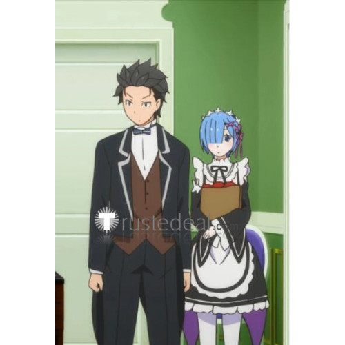 Re Zero Kara Hajimeru Isekai Seikatsu Natsuki Subaru Butler Suit Cosplay Costume