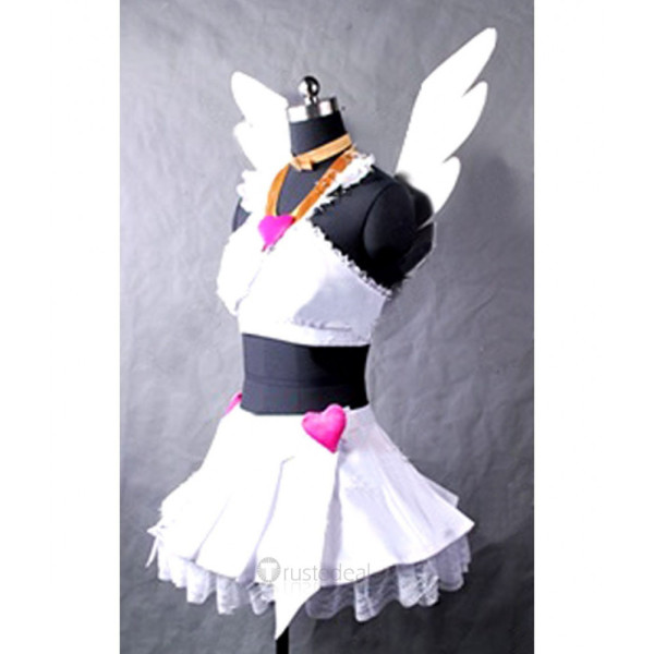 Panty & Stocking with Garterbelt Anarchy Panty Angel White Cosplay Costume
