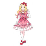 Eromanga Sensei Elf Yamada Pink Lolita Cosplay Costume