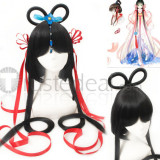 Vocaloid Luo Tianyi Chinese Tradition Hairstyle Black Cosplay Wig 2