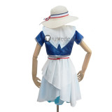 Wadanohara and the Great Blue Sea Wadanohara Blue White Sailor Cosplay Costume