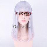 Eromanga Sensei Sagiri Izumi Short Gray Pink Cosplay Wig