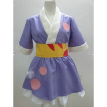 K-On! Mio Akiyama Cute Purple Concert Kimono Cosplay Costume