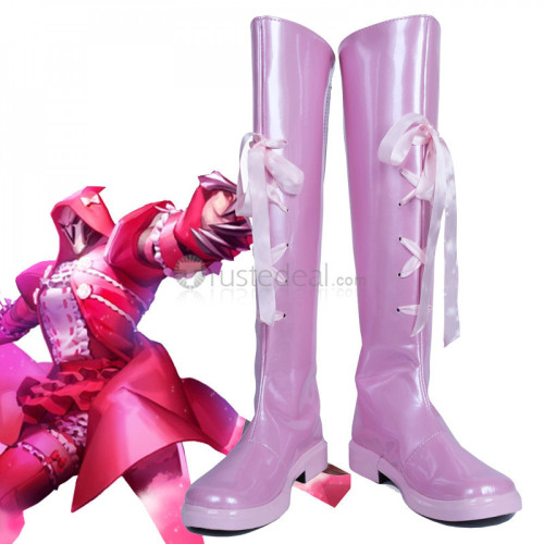 Overwatch Reaper Female Pink Cosplay Costume