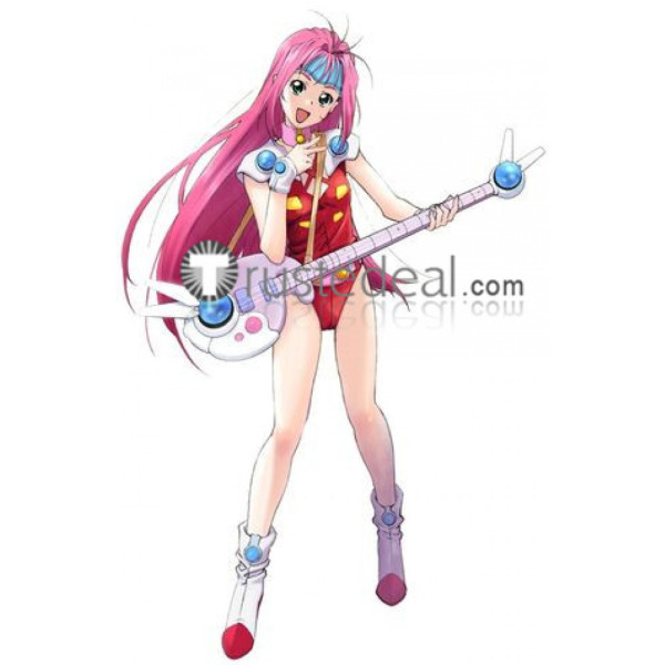 Macross Frontier Mylene Flare Jenius Red Cosplay Costume