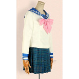 Danganronpa Trigger Happy Havoc Sayaka Maizono School Uniform Cosplay Costume