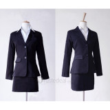 Psycho-Pass Tsunemori Akane Lady's Black Suit Cosplay Costume