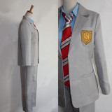 Your Lie in April Kousei Arima School Boy Uniform Cosplay Costume