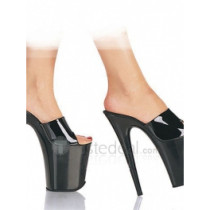 Patent Leather Upper High Heel Open-toes Platform Sexy Sandals(A701-BB)