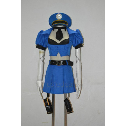 League of Legends Officer Caitlyn Blue Cosplay Costume