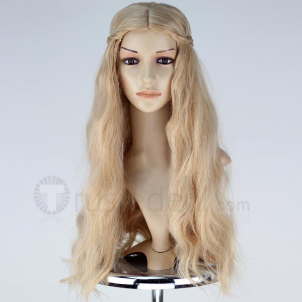Maleficent Film Sleeping Beauty Disney Princess Aurora Blonde Cosplay Wig